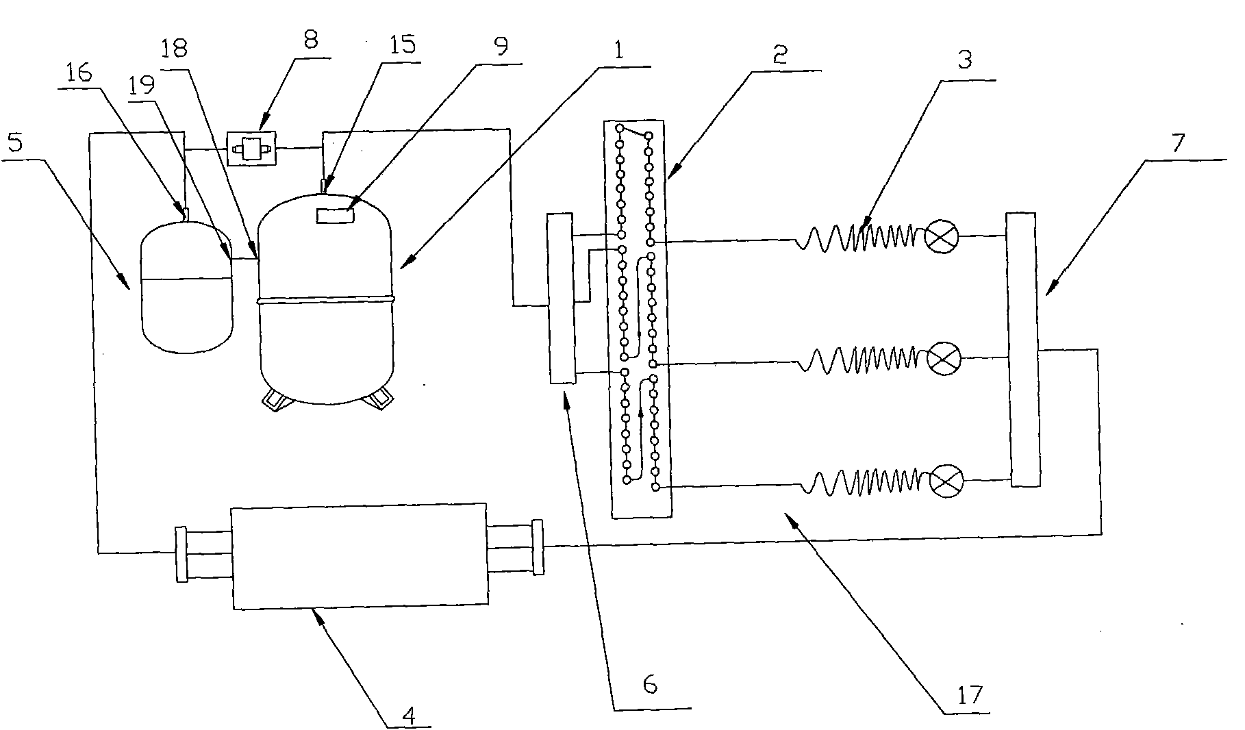 Air-conditioner with fixed frequency