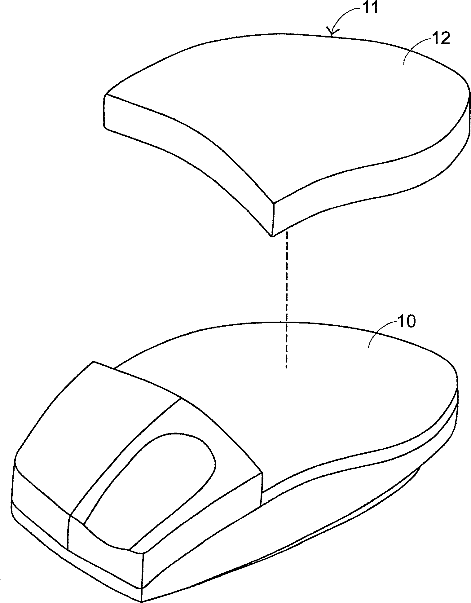 Mouse capable of absorbing sweat