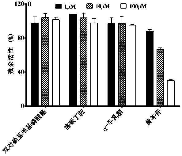 Fluorescence probe based on beta-glucuronidase of acridone and application of fluorescence probe