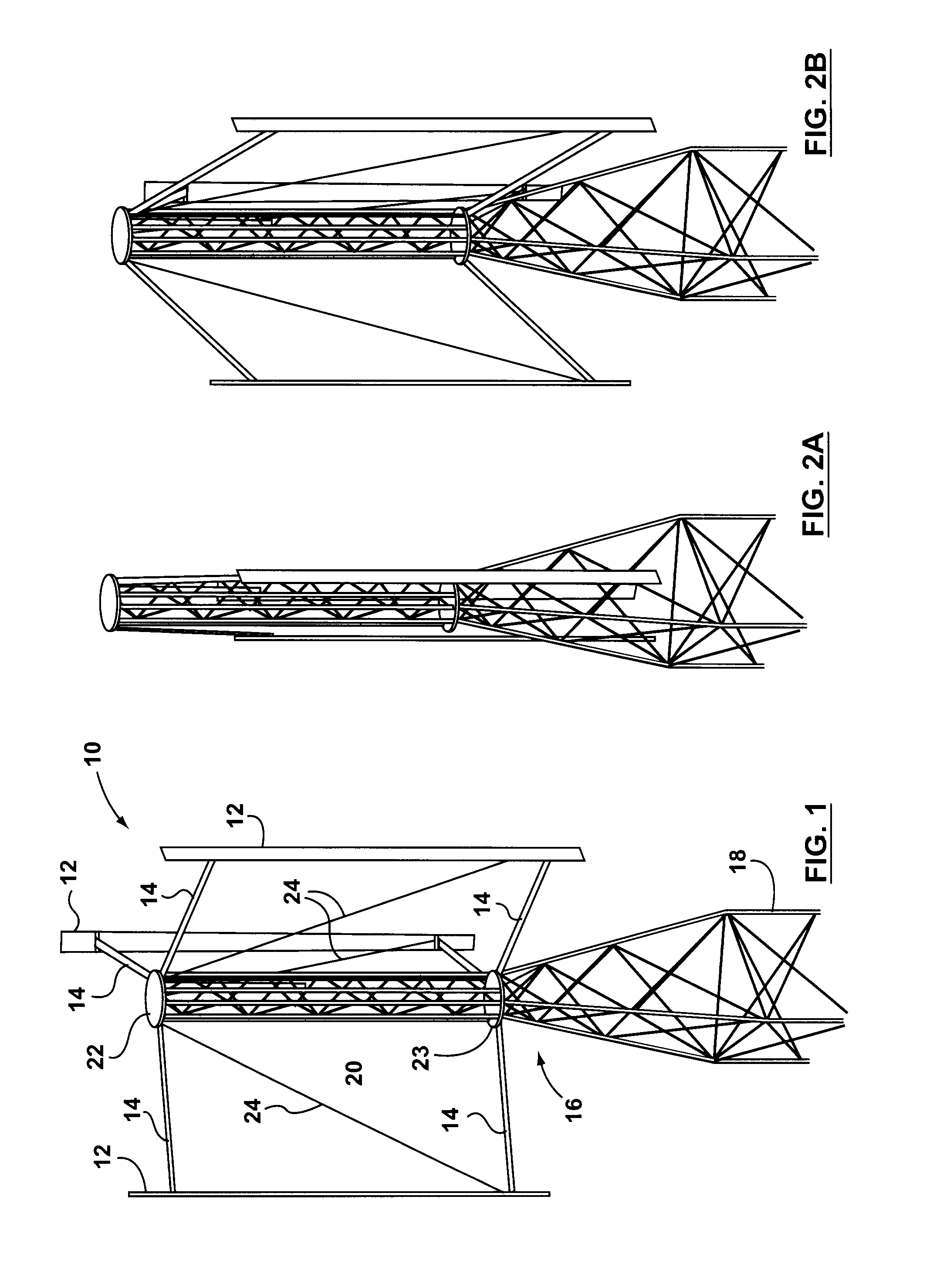 Collapsible vertical-axis turbine