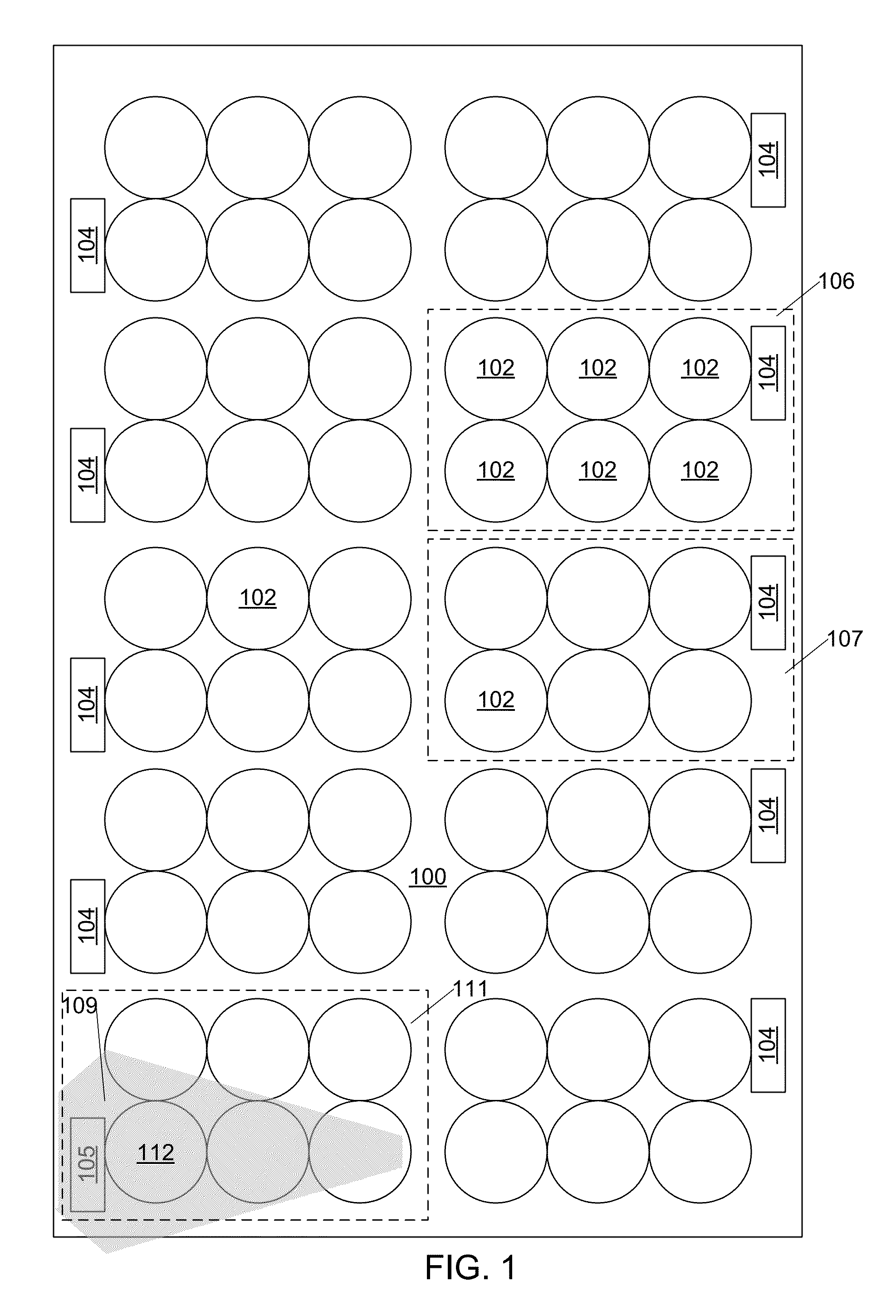 Integrated photovoltaic panel with sectional maximum power point tracking