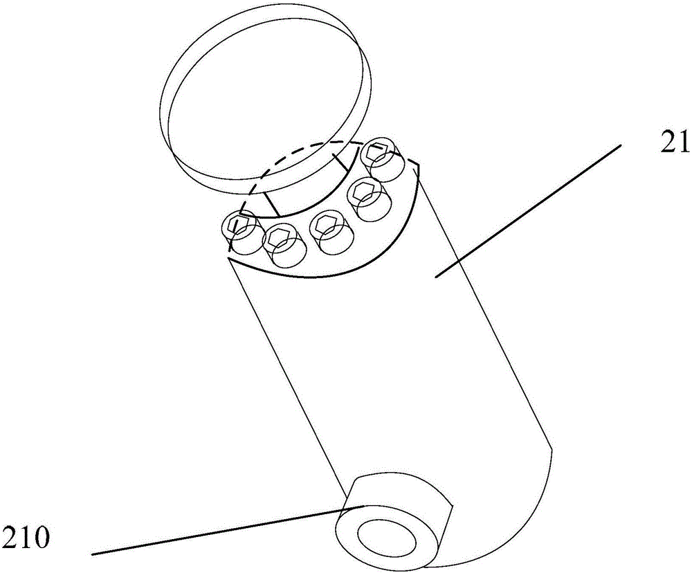 Wheel-set flaw detection driving device