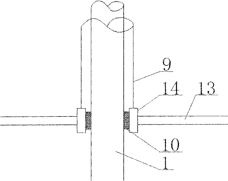 High-power vertical shaft tidal generating set