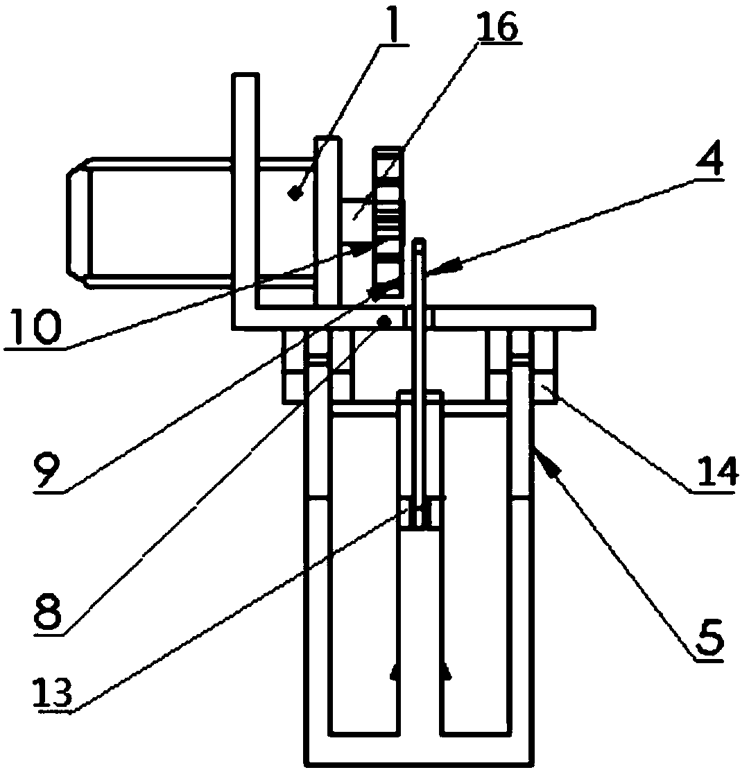 Transmission tower climbing robot clamping device and robot thereof