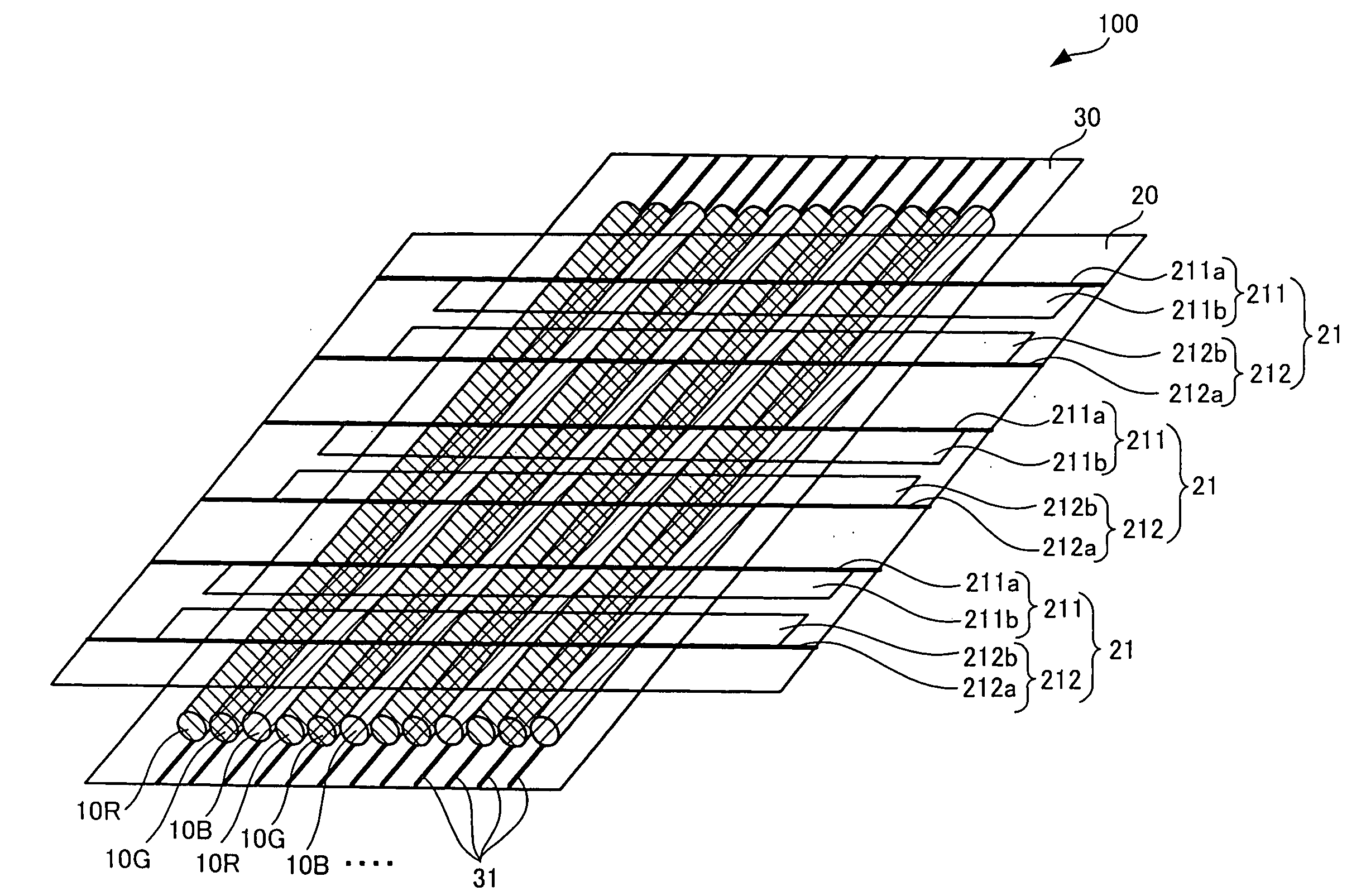 Plasma tube array and gas discharge tube