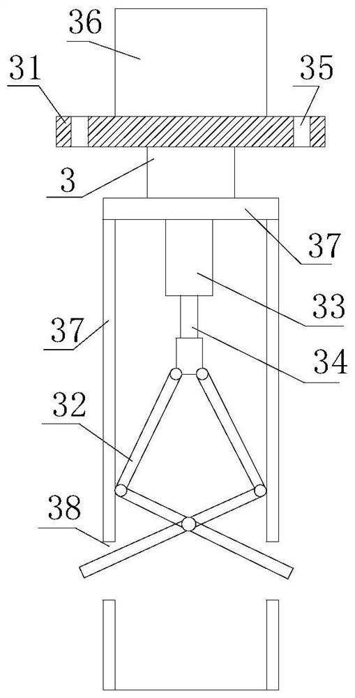 Debris flow area directional blasting equipment and method in a mine