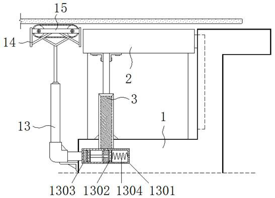 Automobile sheet stamping unloading and blanking protection mechanical assembly