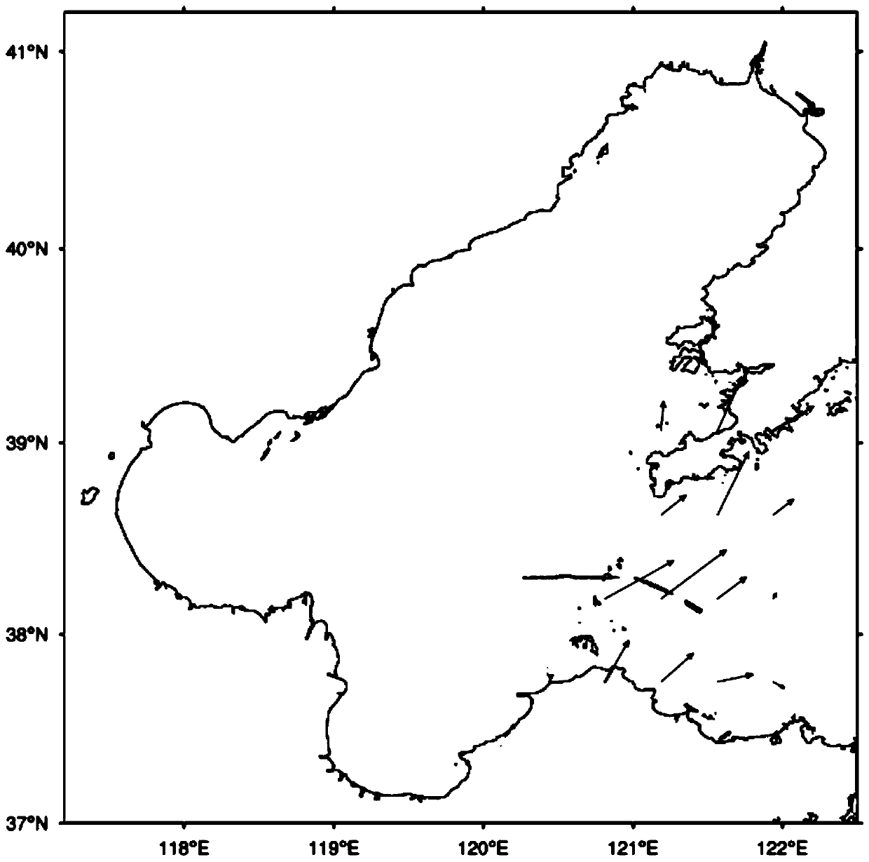 Offshore oil spill trajectory simulation method based on thickness information