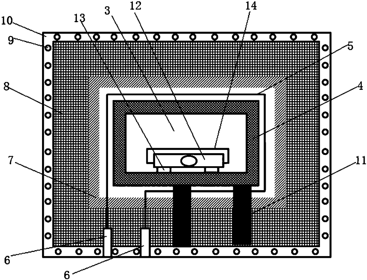 A carbon-carbon composite material high temperature continuous heating furnace