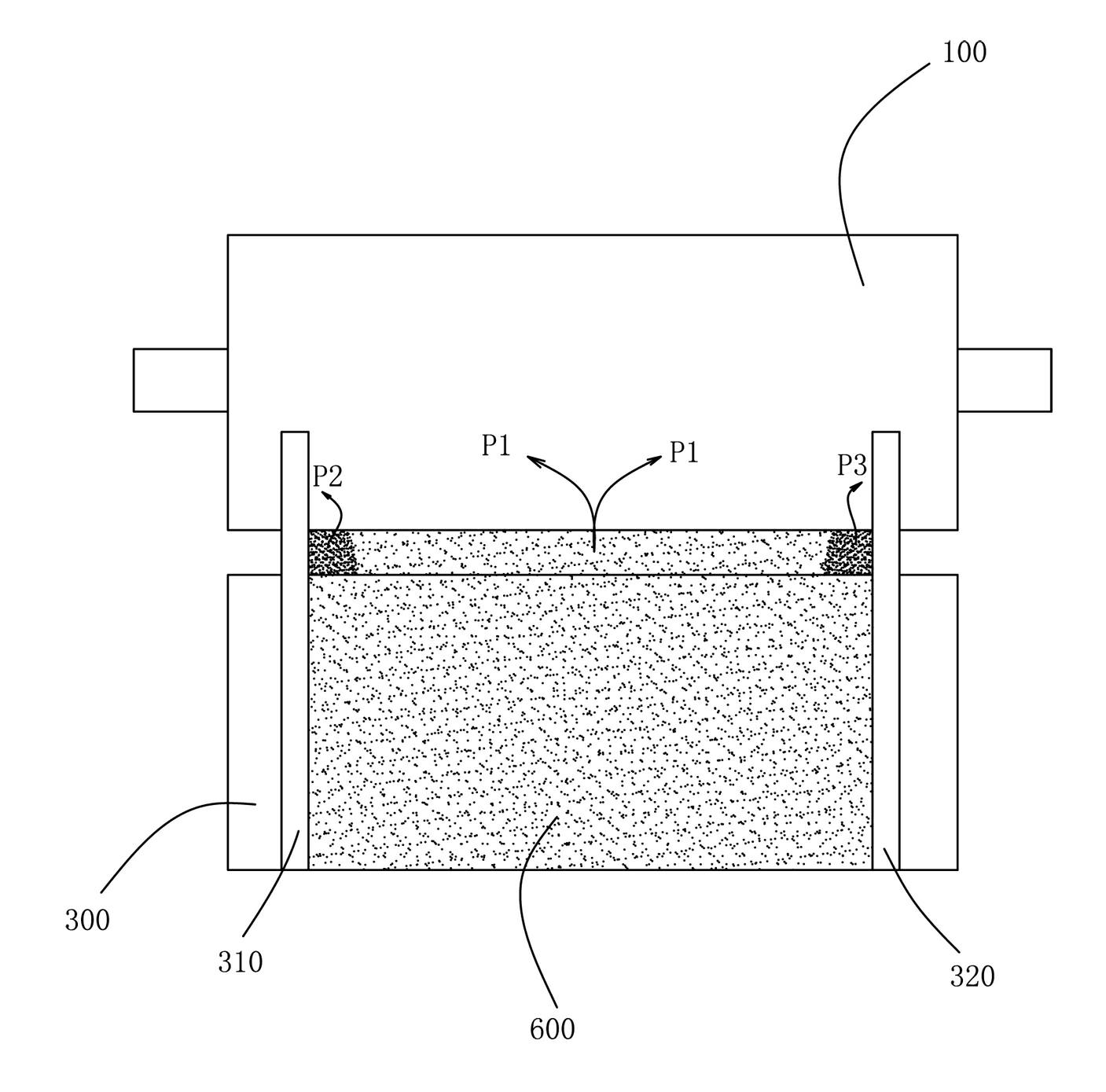 Interval type coating machine head