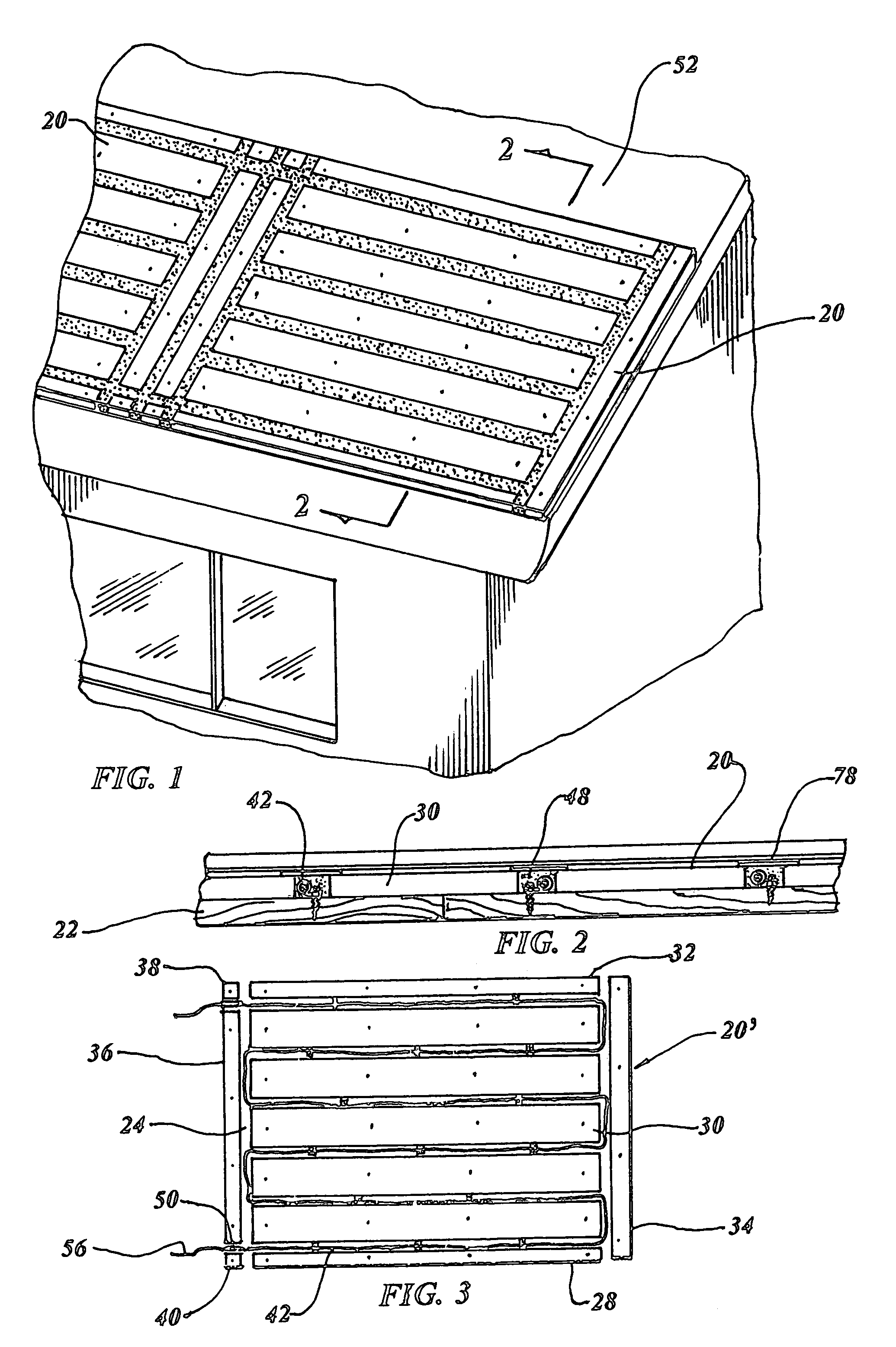 De-icing, snow melting and warming system