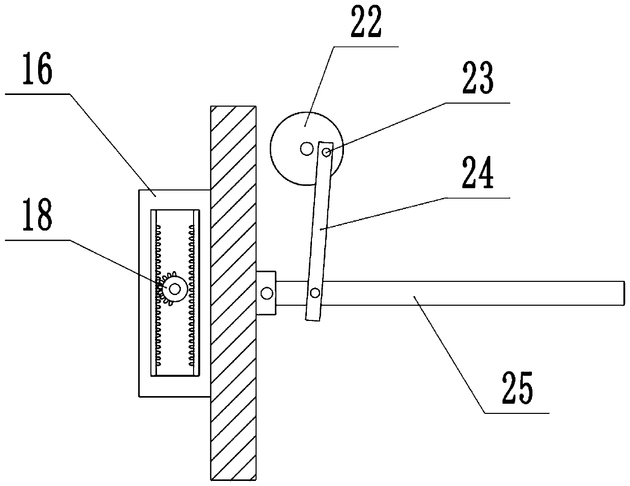 Marking machine used for road construction