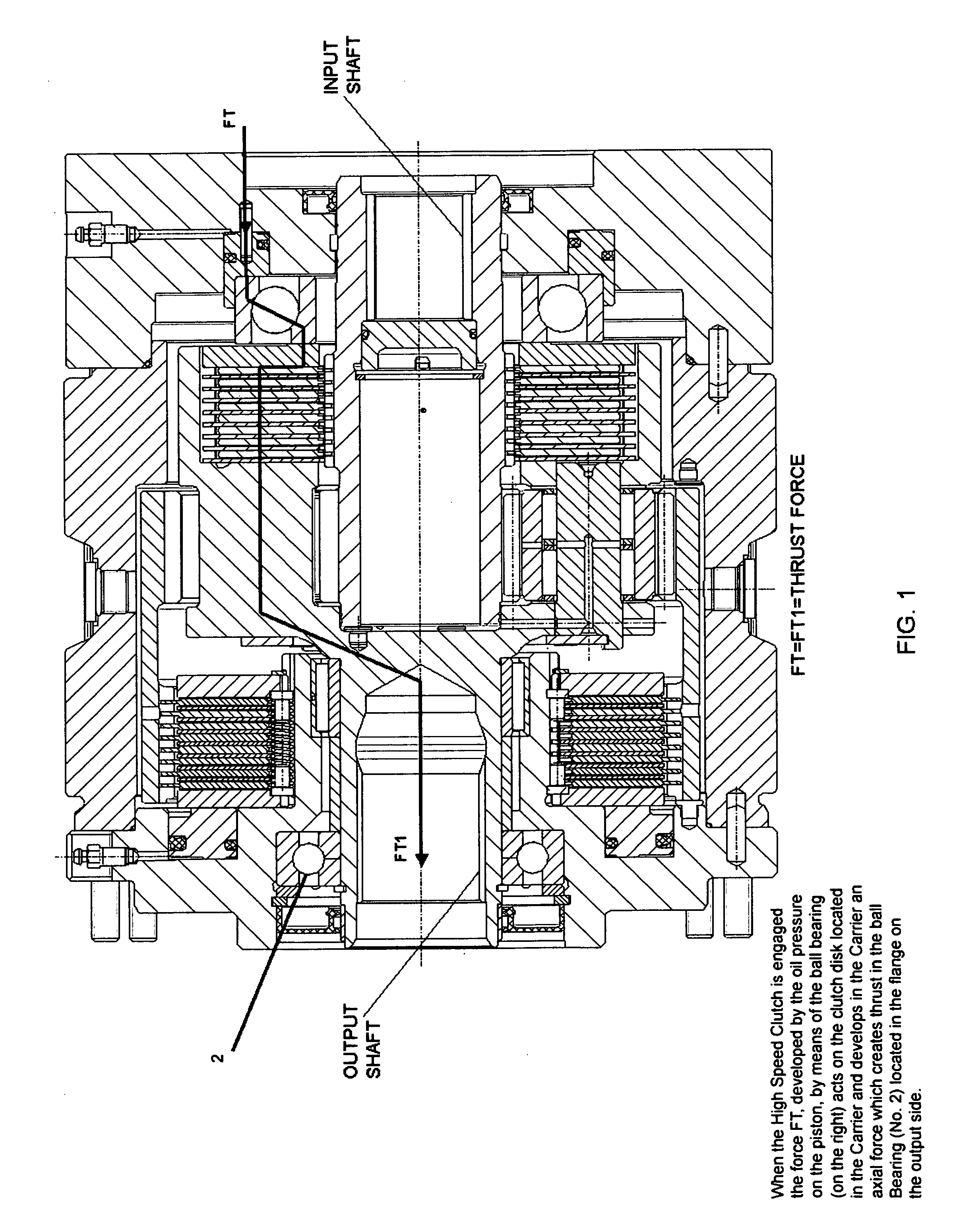 Two speed gearbox