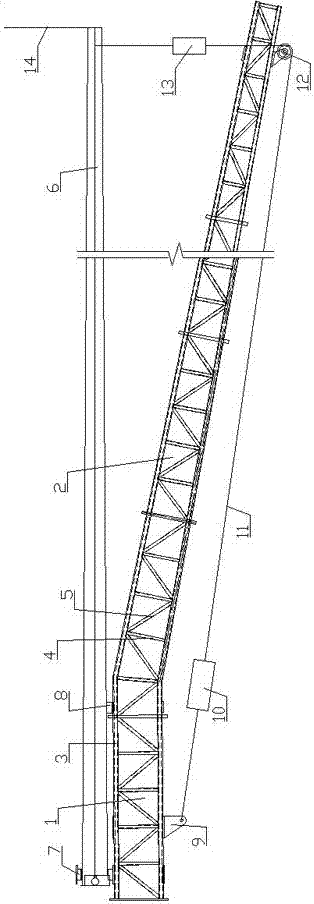 Concrete electric pole mechanical property detection system and concrete electric pole mechanical property detection method