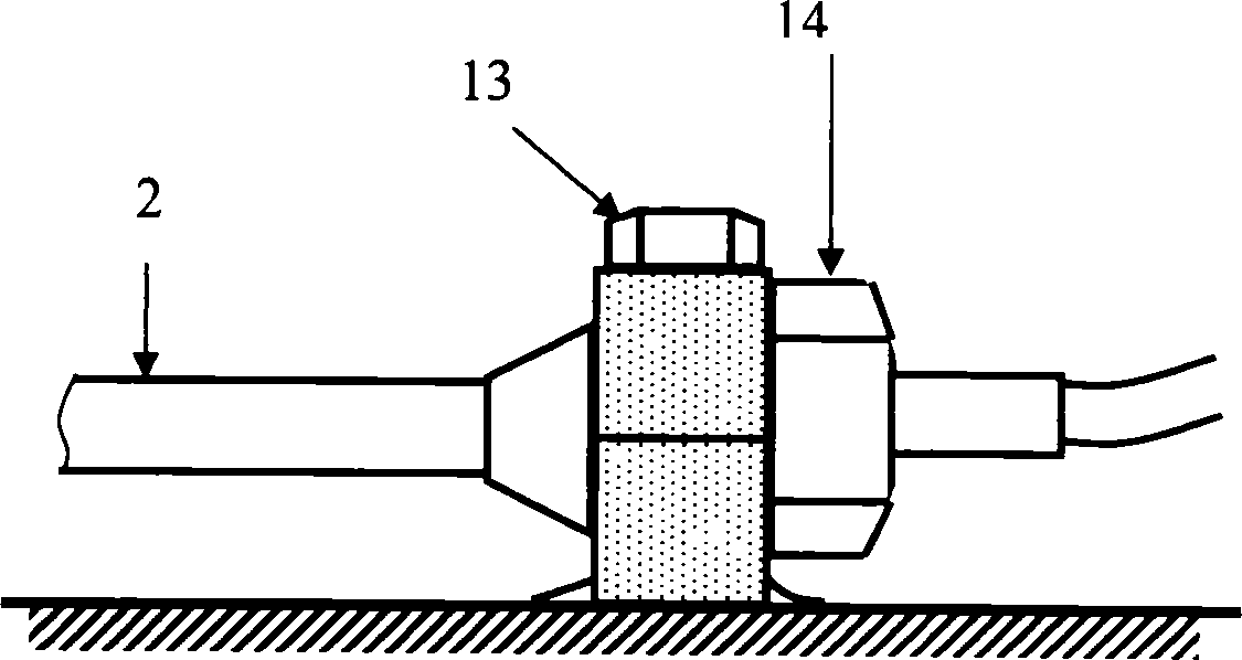 Soft packaging optical fiber grating sensor with vernier wavelength