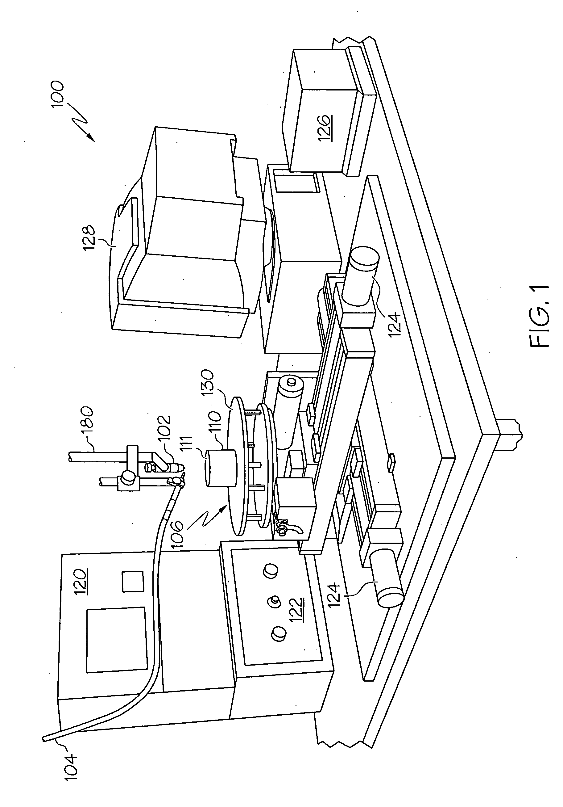 Solid-free-form fabrication process and apparatus including in-process workpiece cooling