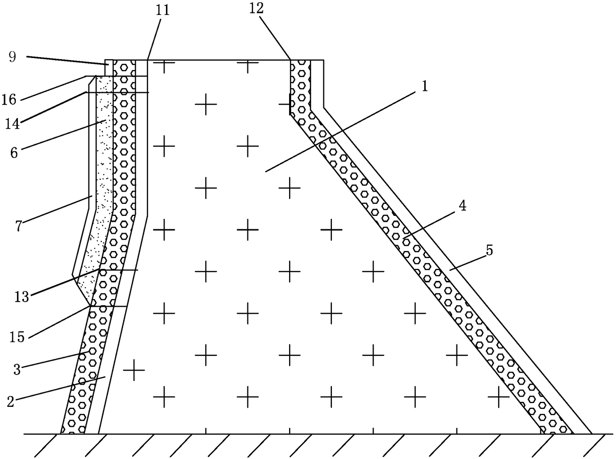 Alpine-cold dam anti-seepage and insulating and ice-resistant integrated structure and construction method thereof