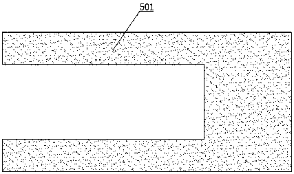 Maintenance and clearing auxiliary mechanism for concrete stirring machine