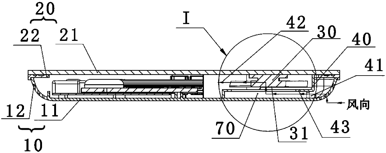 A thin induction cooker