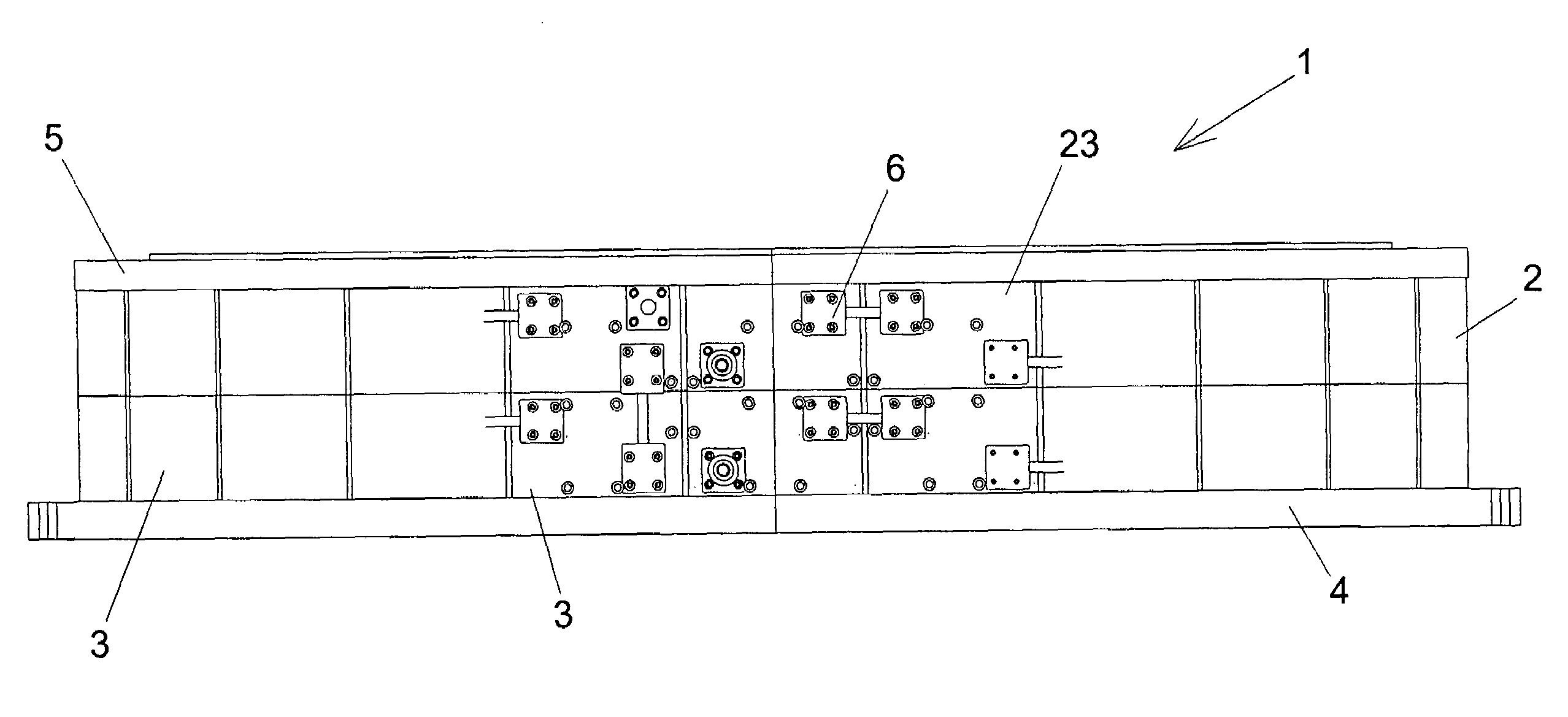 Torque motor having a segment design