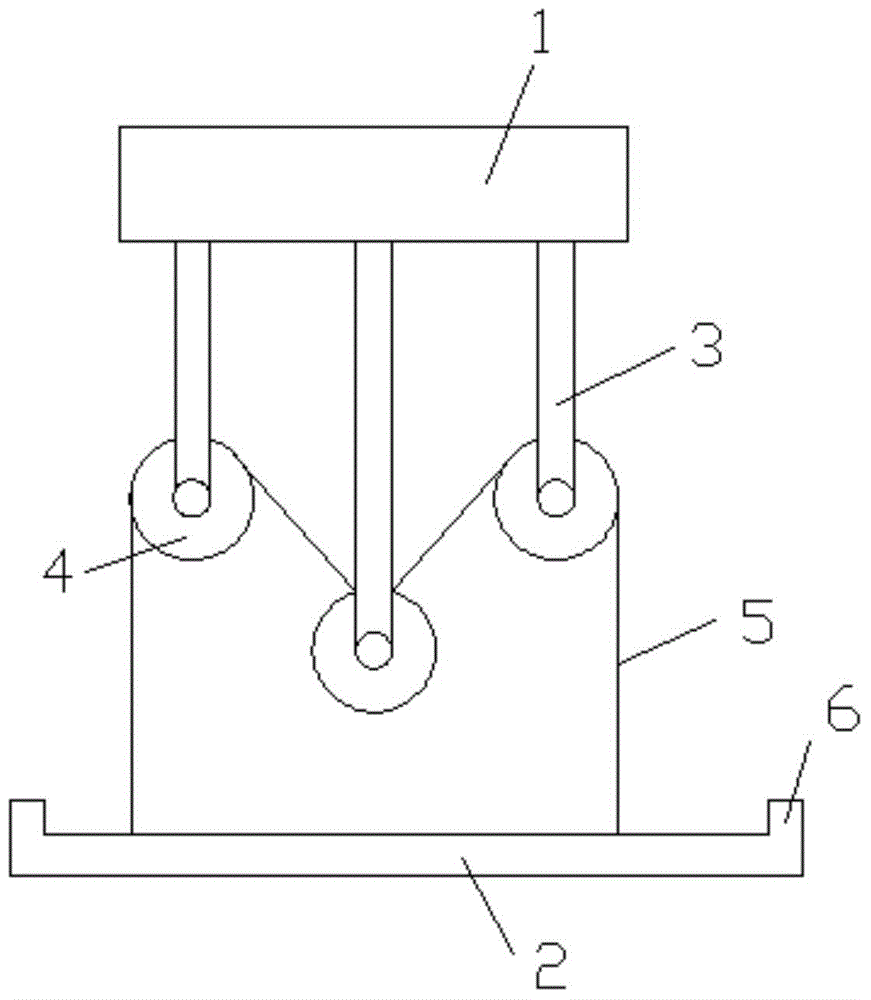 Mechanical hanging bracket