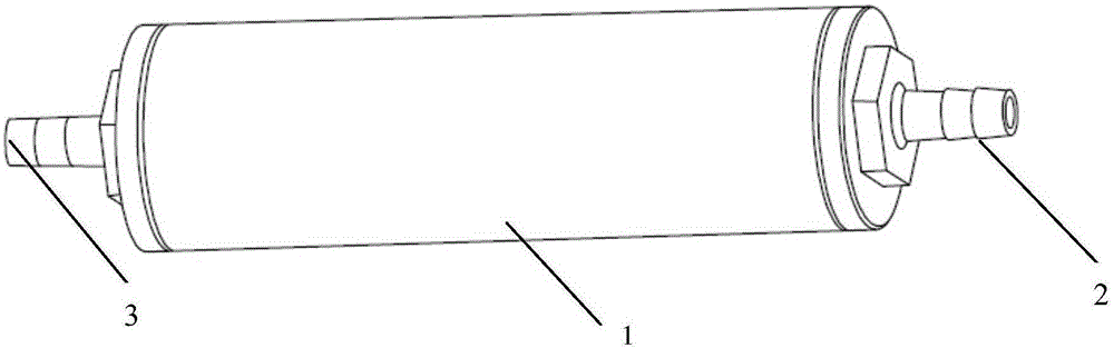 Front fuel oil purifying device of engine and application of front fuel oil purifying device