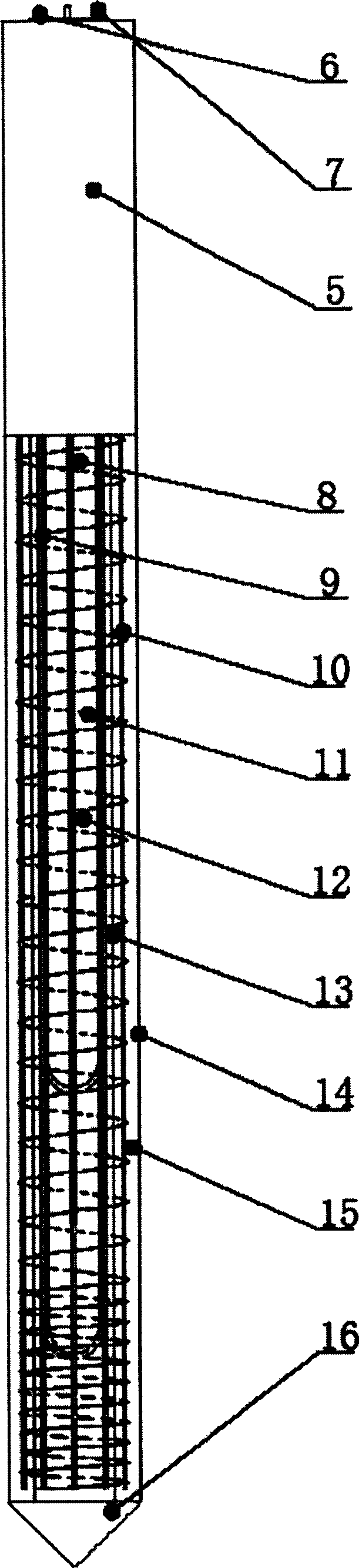 Prestressing force concrete pipe pile for low-temperature geothermal energy conversion