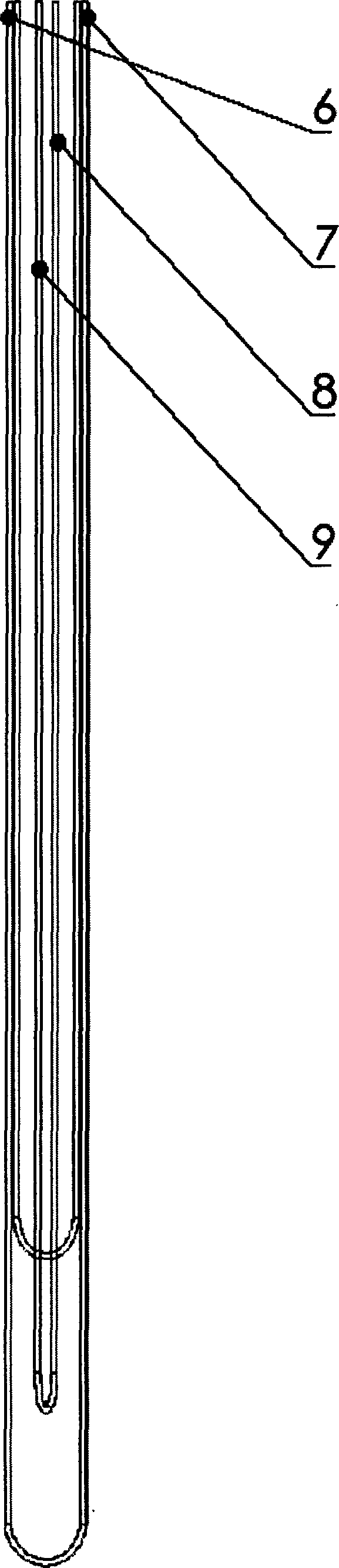 Prestressing force concrete pipe pile for low-temperature geothermal energy conversion