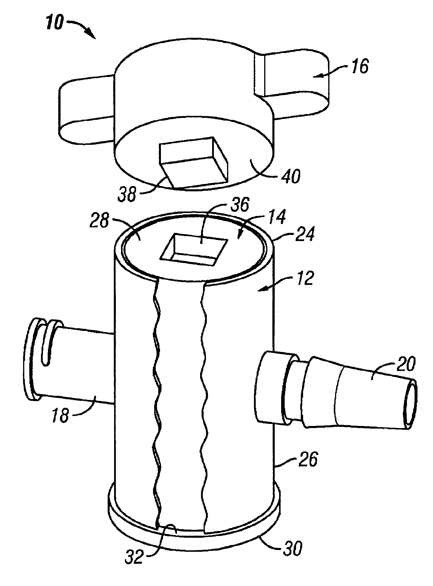 Gamma-stable high pressure stopcock