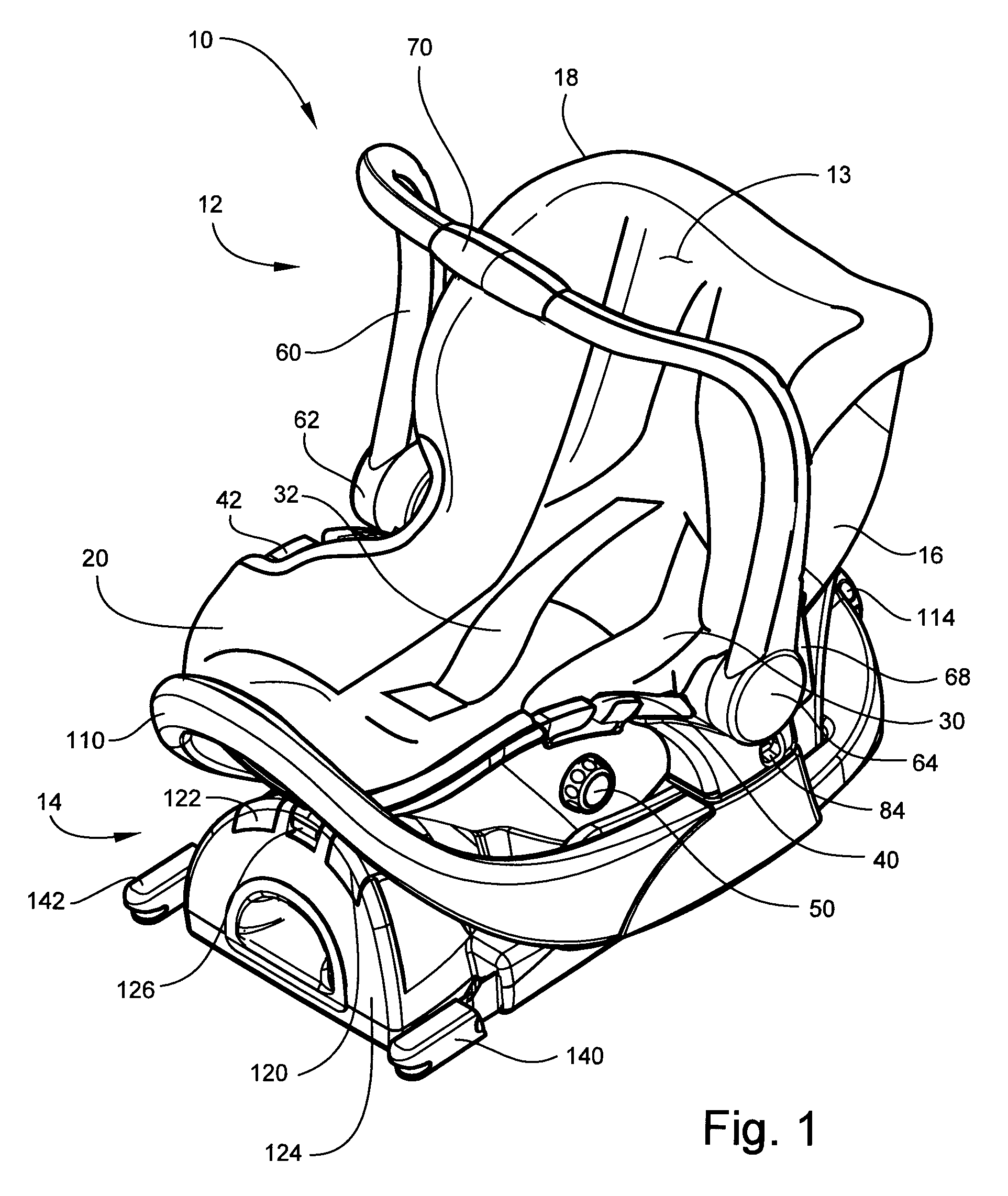 Anti-rebound bar for child safety seat