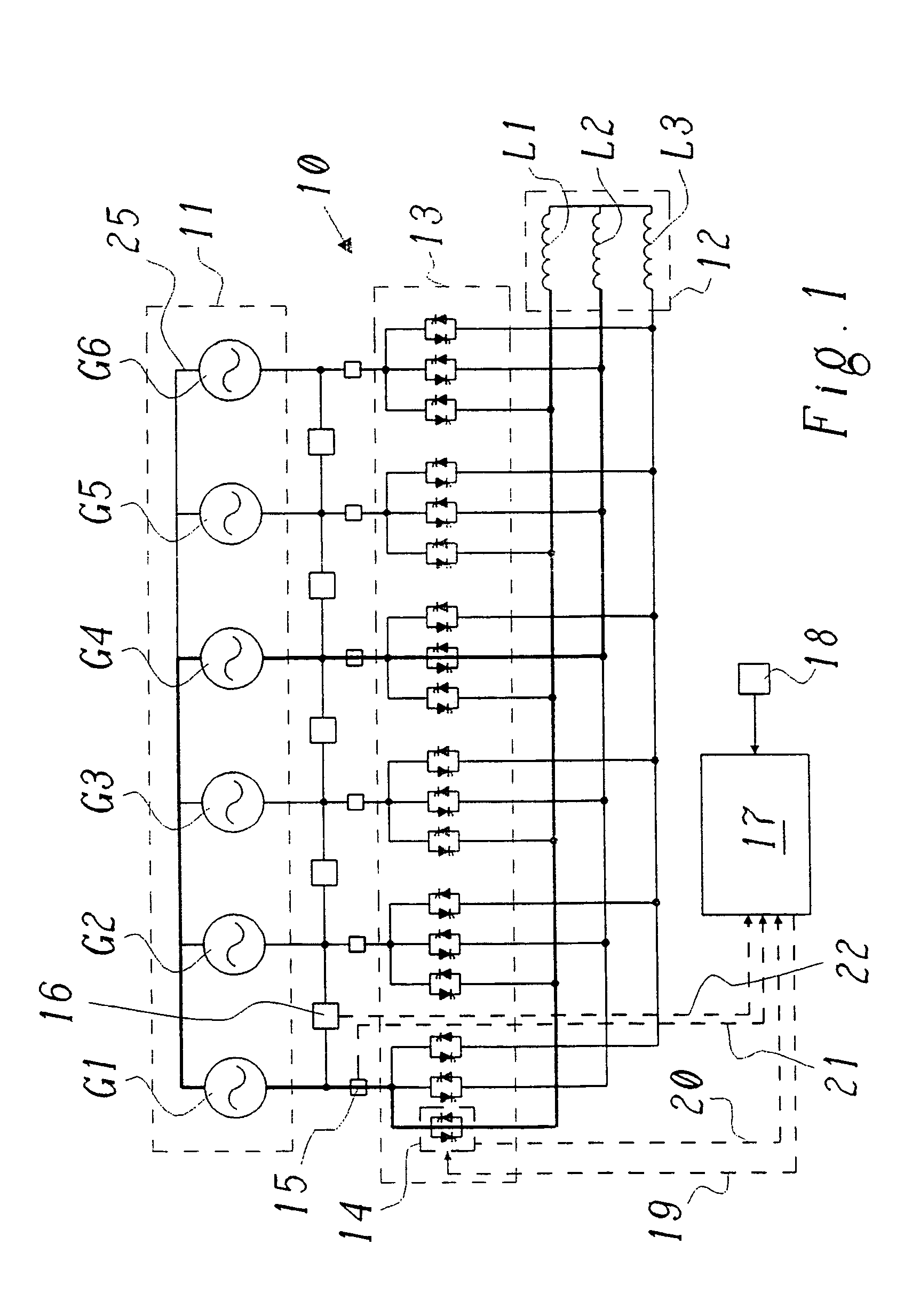 Method for operating a matrix converter and matrix converter for implementing the method