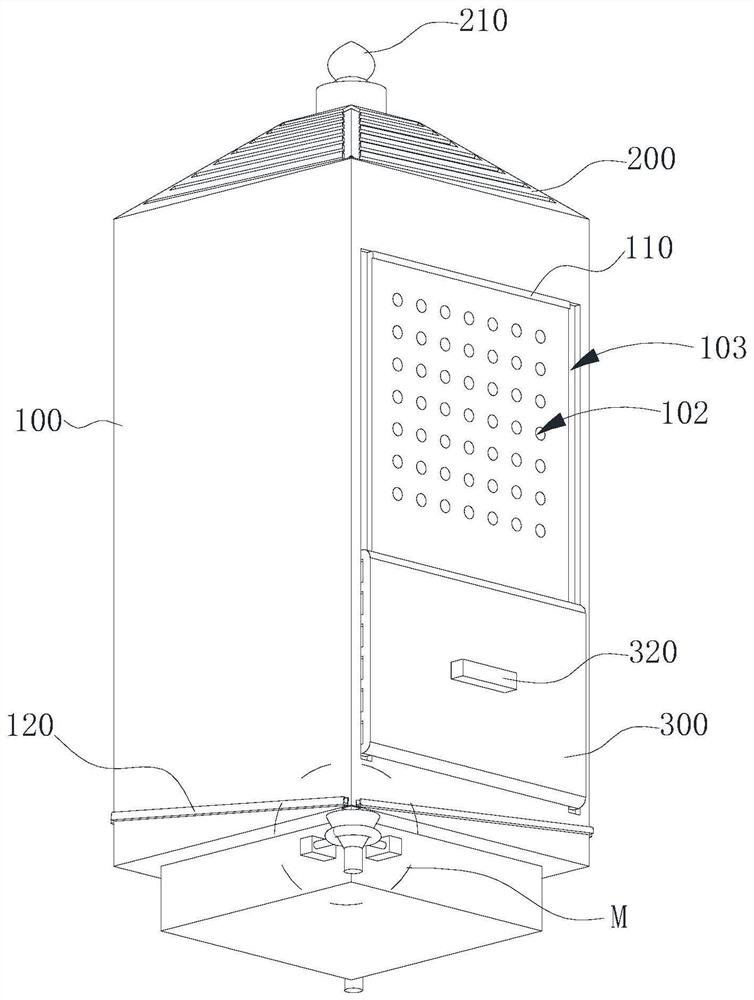 Rainproof low voltage power distribution cabinet