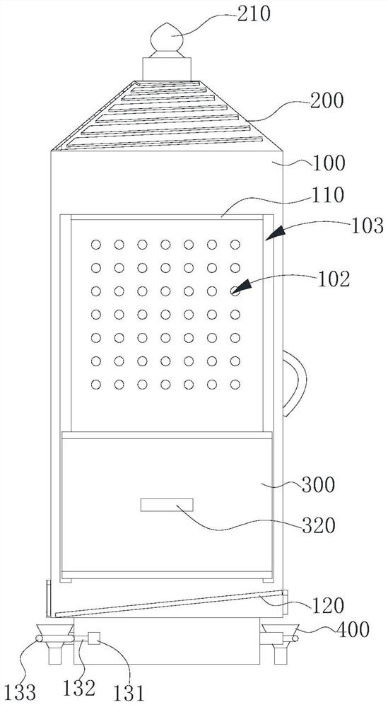 Rainproof low voltage power distribution cabinet