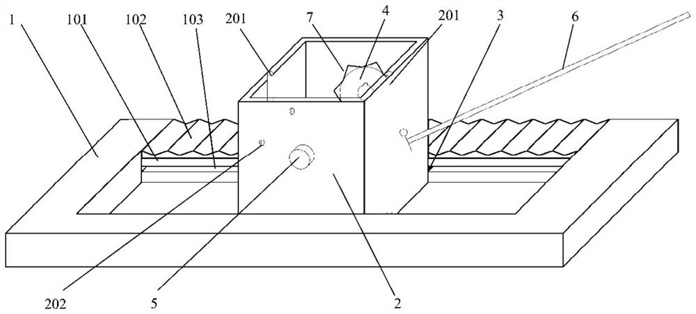 Gas turbine compressor blade field in-situ ultrasonic detection tool