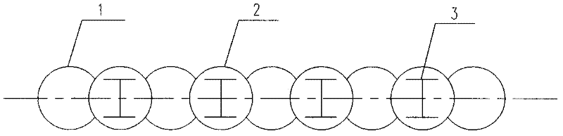 Construction method of long spiral high-pressure mixing and spraying cement-soil continuous wall