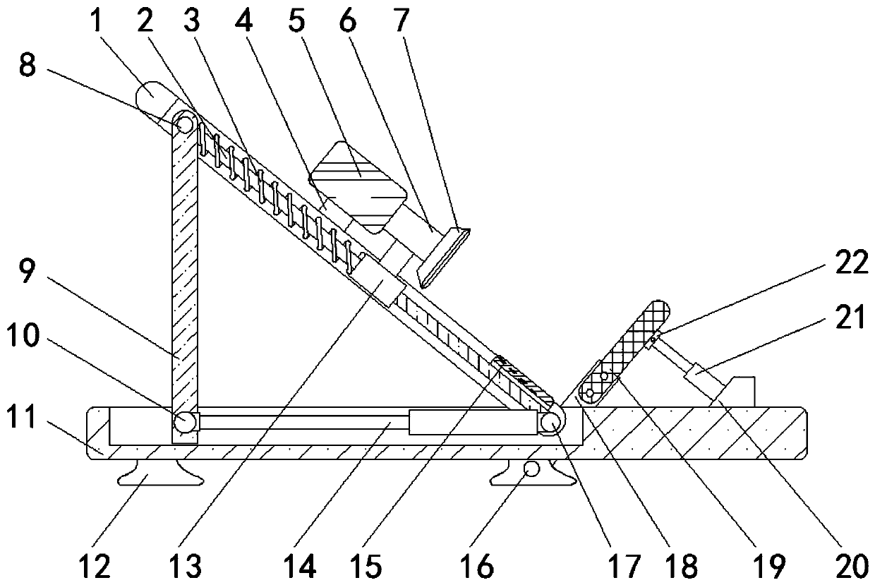 Leg training device for athletes in track and field