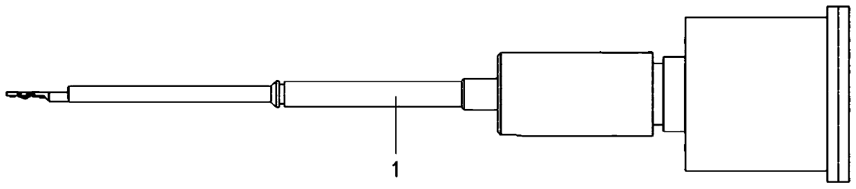 In-situ heating mechanical sample rod