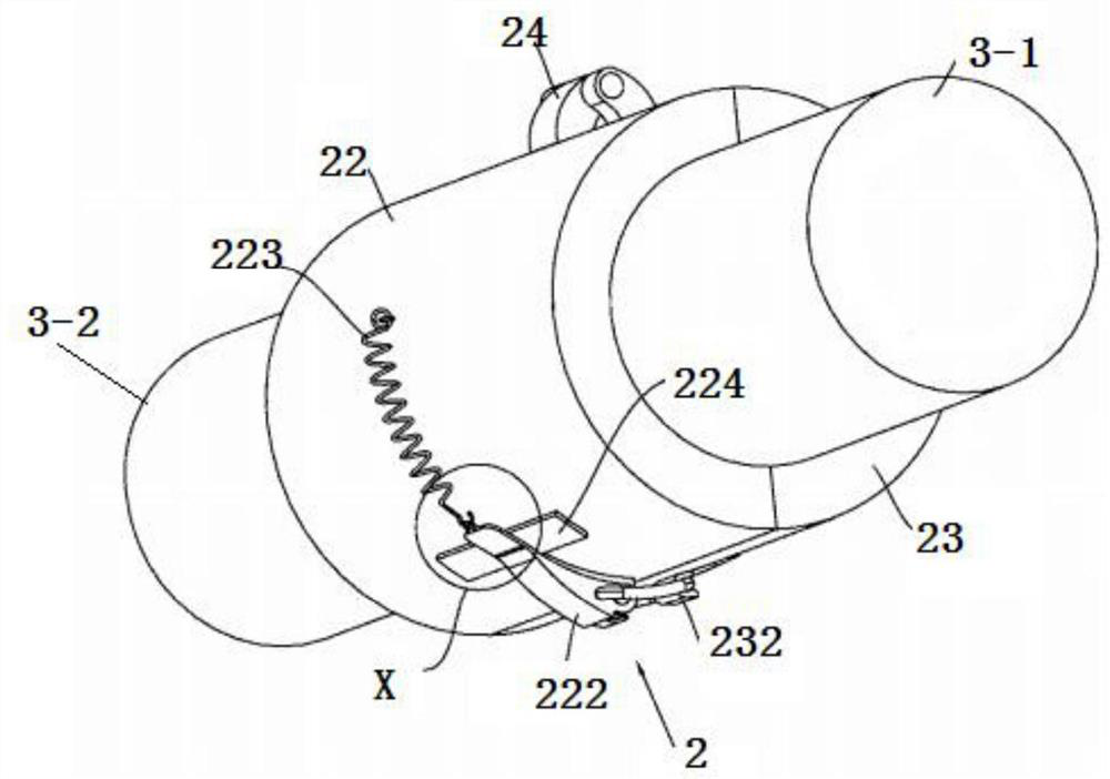 Detachable machine body assembly based on backpack modular hydraulic power system