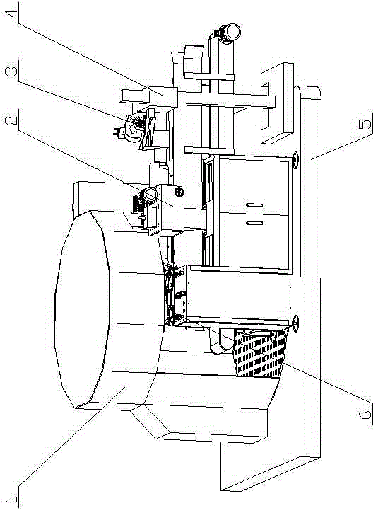 Automatic packaging machine for bulk materials