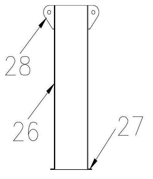 Template type underwater dry-type well head structure