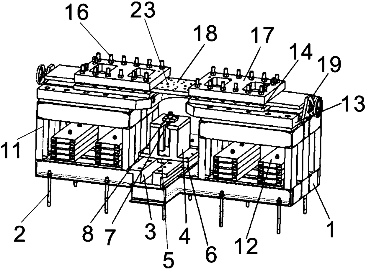 Heavy load vertical impact test apparatus