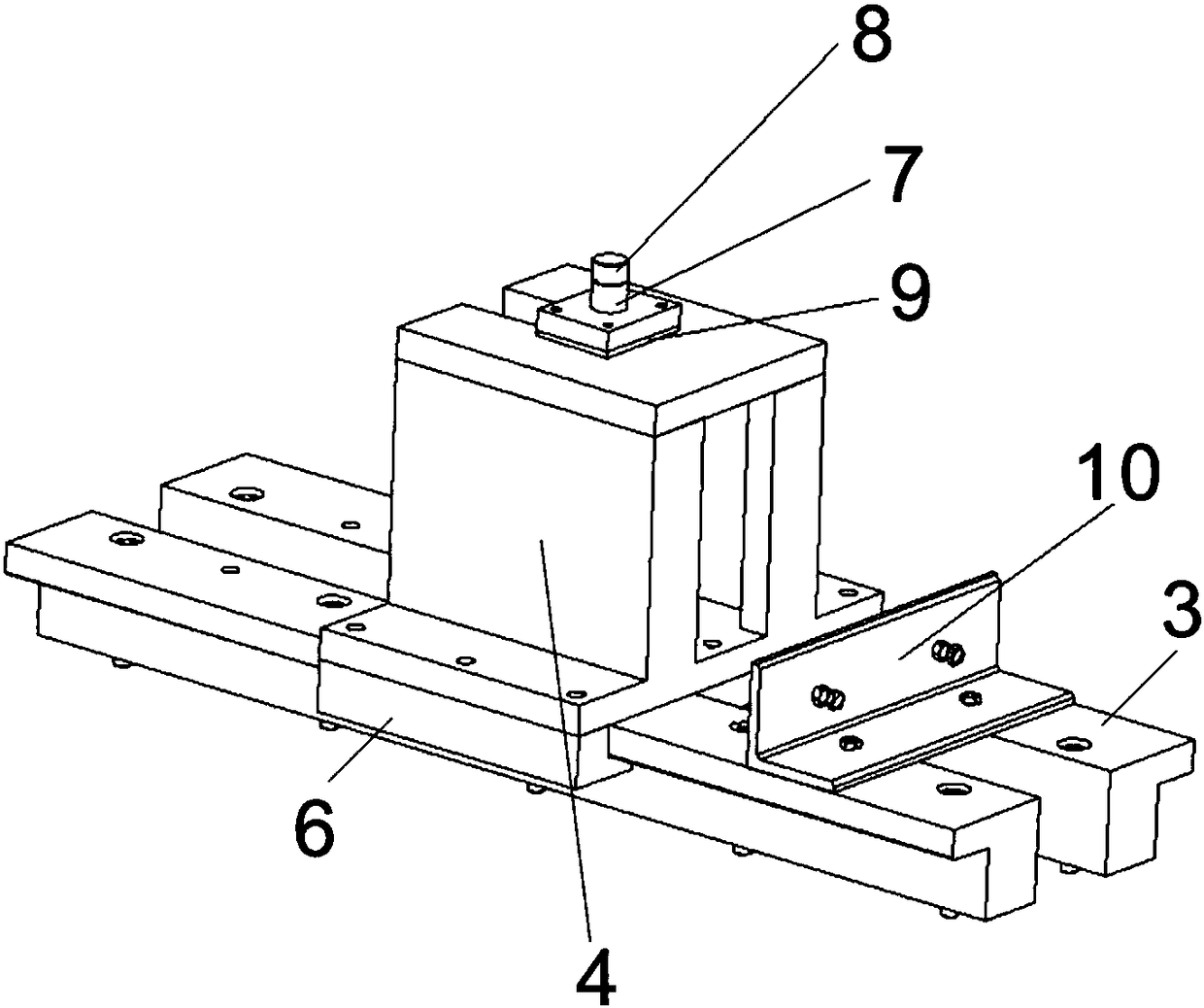 Heavy load vertical impact test apparatus