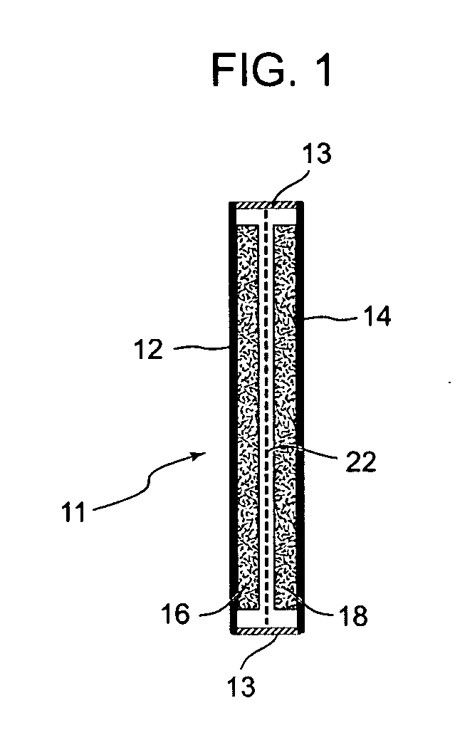 High energy density electric double-layer capacitor and method for producing the same