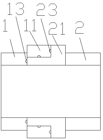 Copper-aluminum joint with high mechanical strength