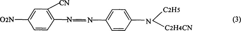 Composite moderate temperature type red disperse dyes