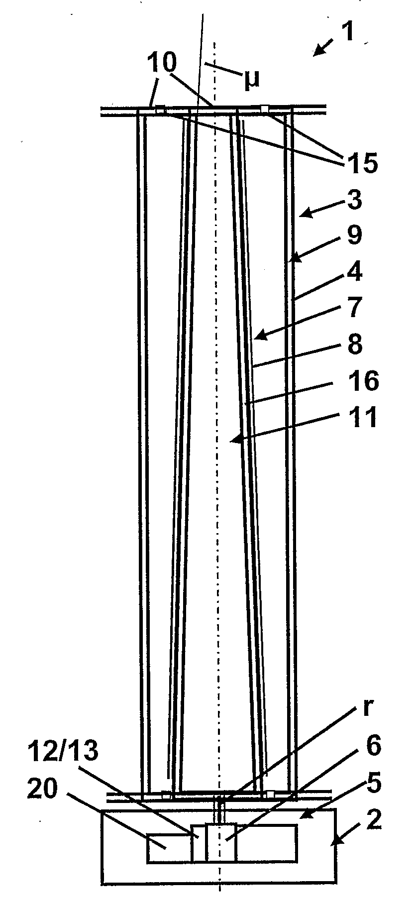 Rotor sail and ship with a rotor sail