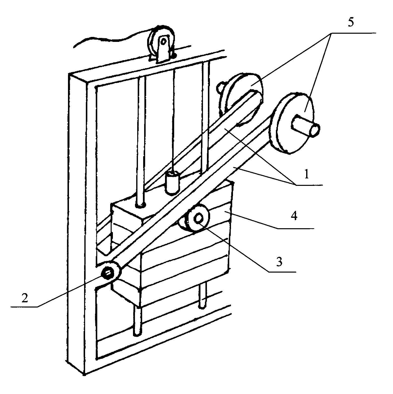 Device for changing load at any phase of movement