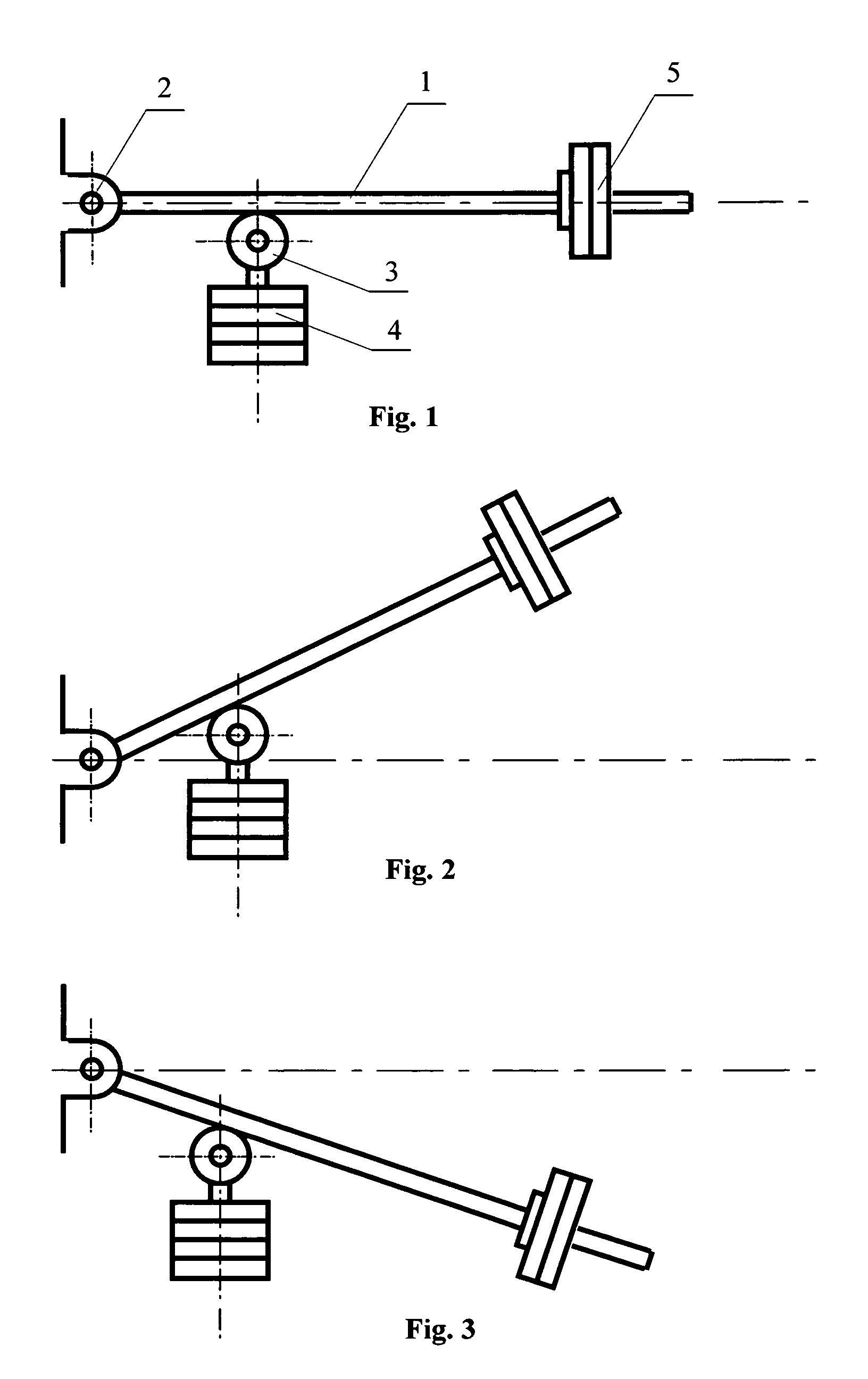 Device for changing load at any phase of movement