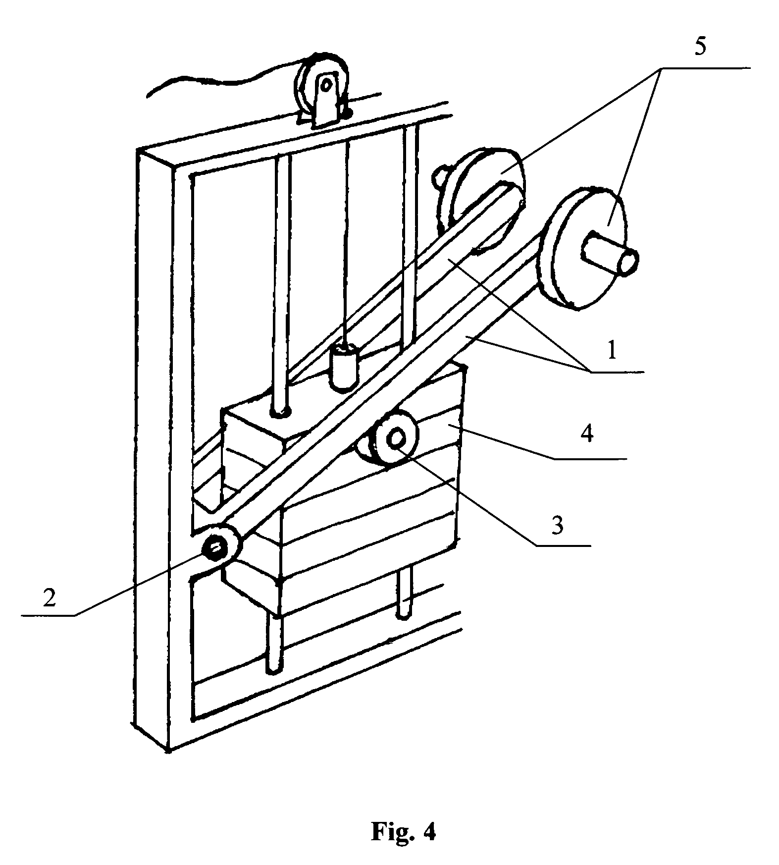 Device for changing load at any phase of movement