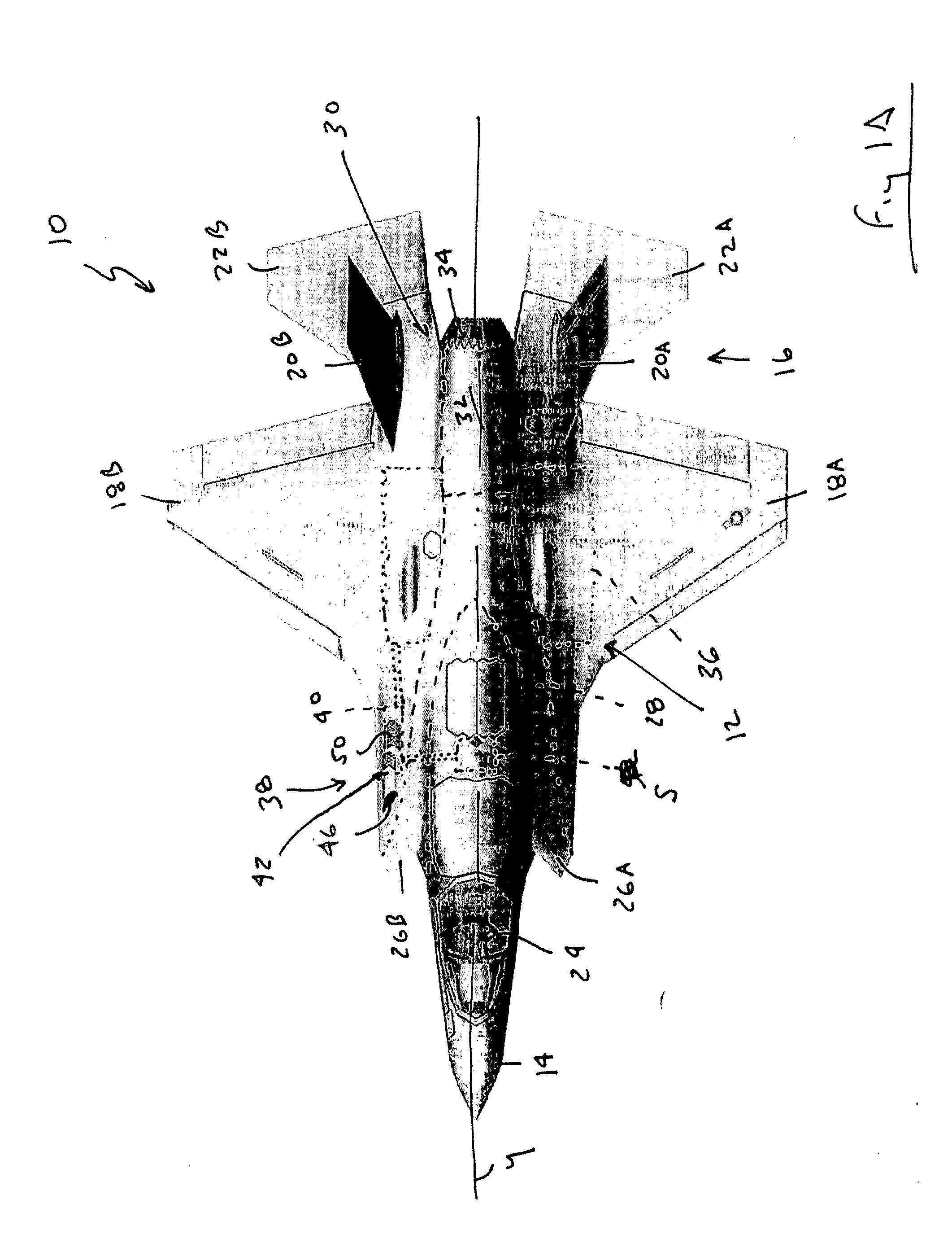 Aircraft thermal management system with reduced exhaust re-ingestion